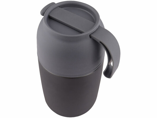 Récipient isotherme double paroi 620 ml avec cuillère pliable