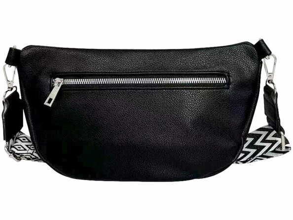 Sac banane bandoulière aspect cuir vue de dos