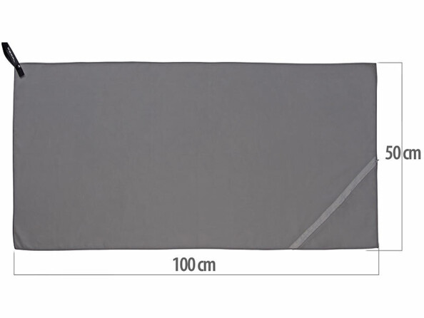 Serviette en microfibres 100 x 50 cm avec sac