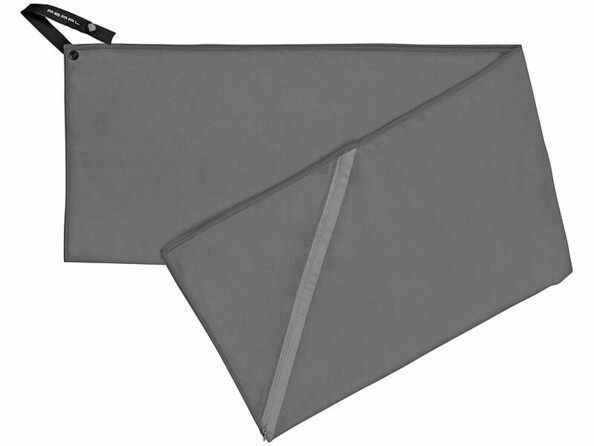 Serviette en microfibres 100 x 50 cm avec poche zipée