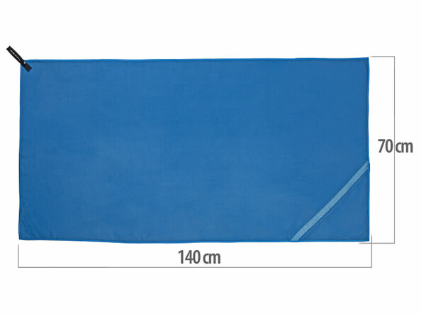 Serviette en microfibres 140 x 70 cm avec poche