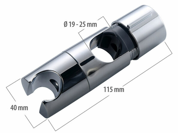 Support pour pommeau de douche réglable