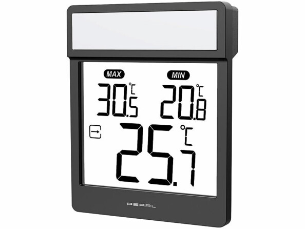 Thermomètre de fenêtre numérique à pile