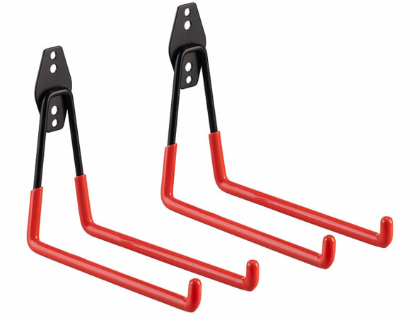 2 grands crochets muraux vus de 3/4 face