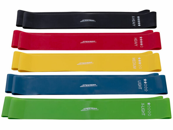 Pack de 10 élastiques de fitness de la marque Speeron