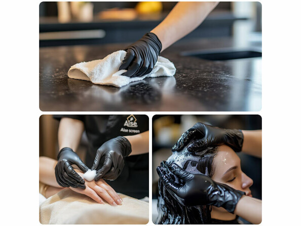 gants non poudrés nitrile jetables