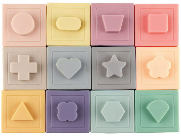 12 blocs de construction sensoriels pour enfant