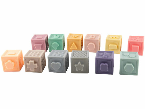 12 blocs de construction sensoriels pour enfant