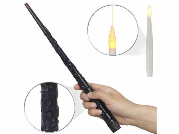 Bbougie LED suspendue avec télécommande baguette magique