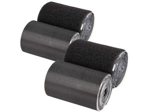 Pack de 2 bandes à scratch autocollantes 100 mm x 2 m de la marque PEARL