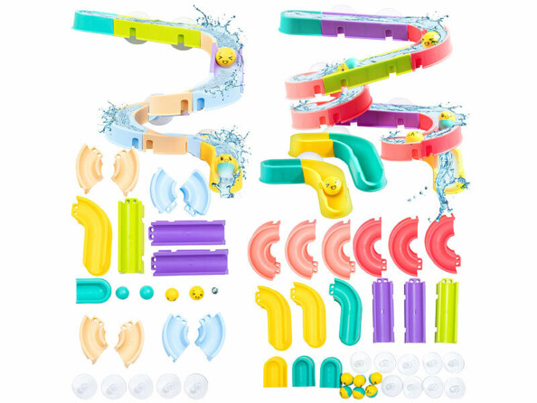 Kit 50 pièces avec 28 rails, 8 balles et 14 ventouses