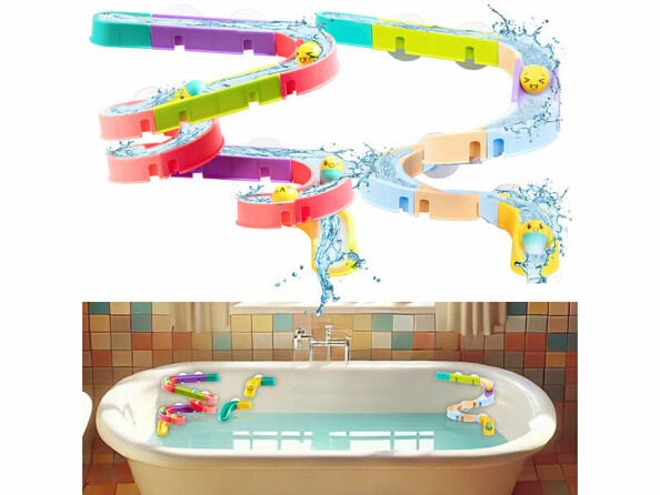Pack de 2 circuits de bain avec balles 30+20 pièces de la marque Playtastic
