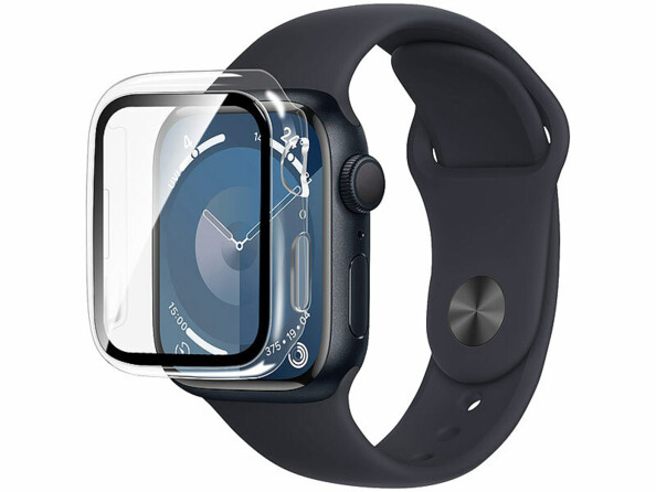protection d’écran verre trempé pour Apple Watch Series 7/8 41 mm