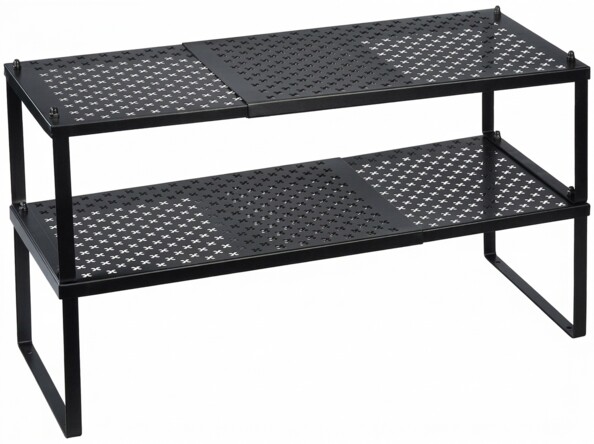 2 étagères à épices extensibles 38-60 cm en métal