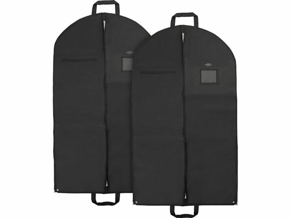 2 housses pliables pour vêtements - 100 x 60 cm vues de face