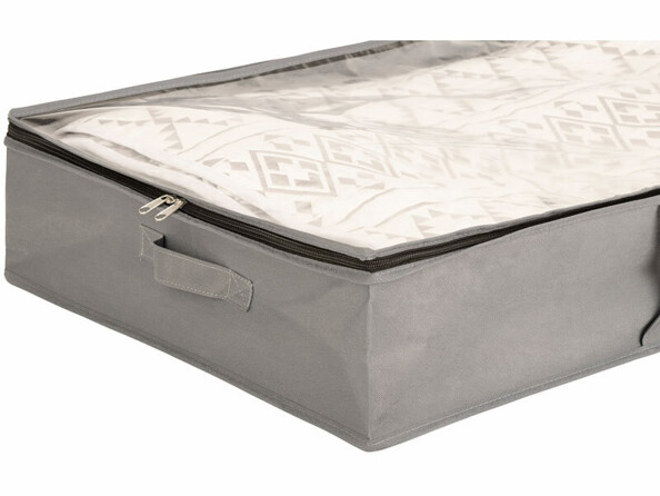 sac de rangement sous lit avec fenêtre transparente