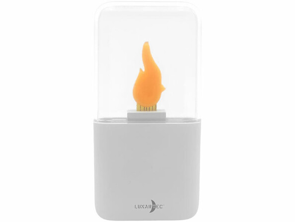 veilleuse prise de courant LED effet flamme et capteur d'obscurité