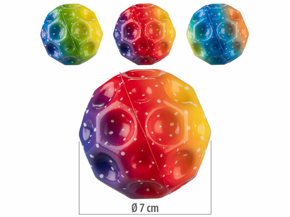 3 balles caoutchouc astro