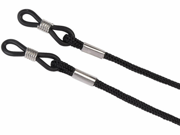 cordon de maintien pour lunettes vue zoomée sur le sytème de fixation