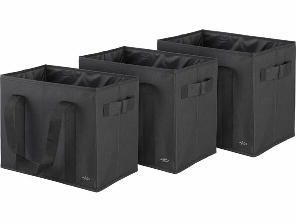 3 sacs de courses pliables 26,7 L