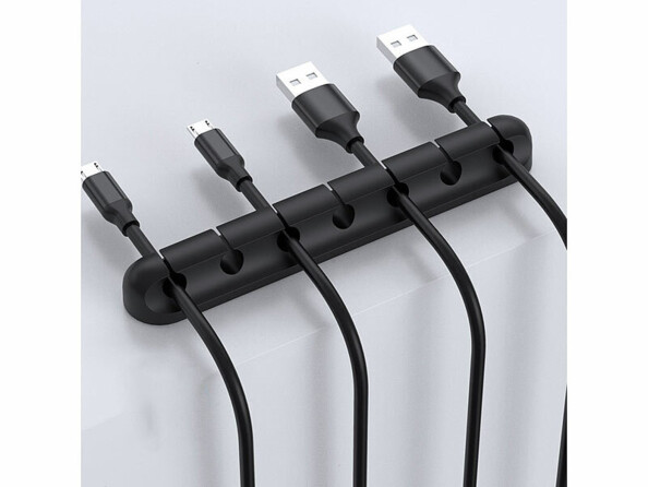 support autocollant pour 7 câbles