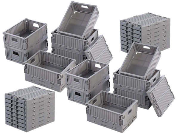 32 caisses de rangement 14,5 x 10,3 x 6 cm