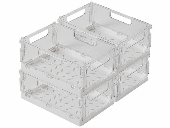 4 boîtes de rangement pour réfrigérateur 