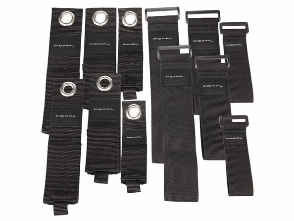 12 serre-câbles à scratch avec oeillet de la marque Pearl