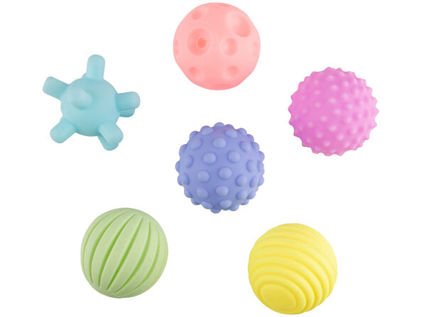 6 balles d'éveil pour bébé