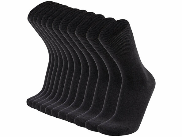 6 paires de chaussettes unisexes pour diabétique - taille 47-50