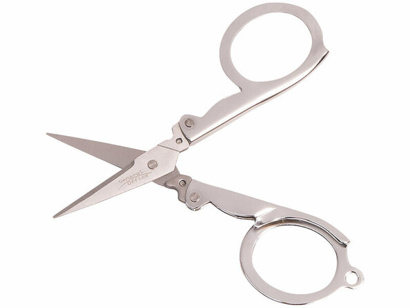 paire de ciseaux pliable revêtement titane