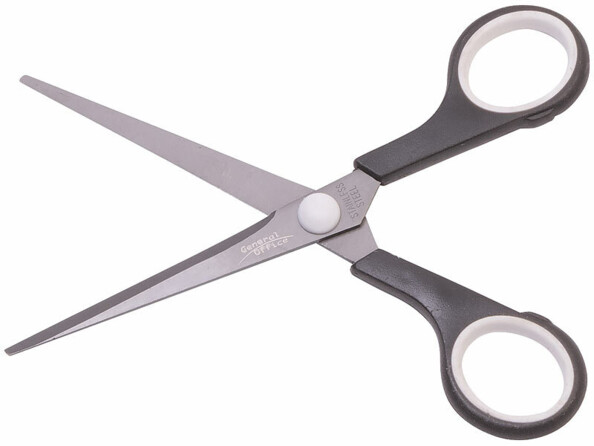 ciseaux de bureau revêtement titane