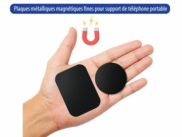 Plaques magnétiques pour coques smartphone