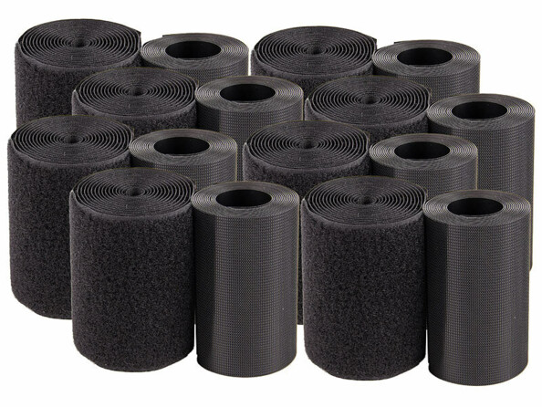Pack de 8 bandes à scratch 100 mm x 2 m de la marque PEARL