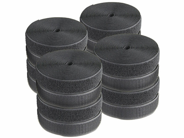 Pack de 8 bandes à scratch 25 mm x 8 m de la marque PEARL