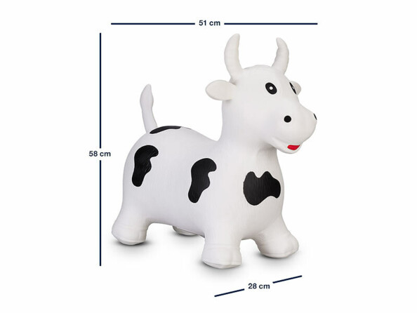 jeu sauteur vache avec pompe à air