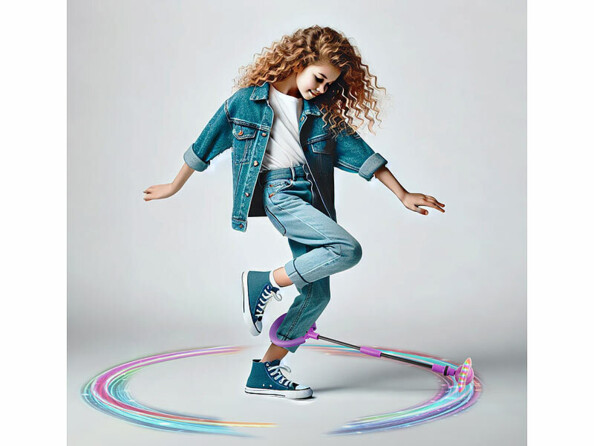 Anneau de saut de cheville à LED