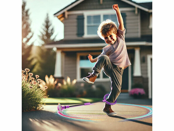 Anneau de saut de cheville à LED