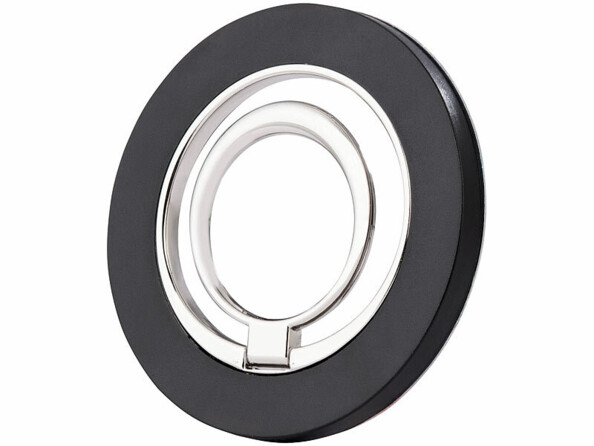 Support magnétique rotatif compatible Magsafe vue repliée