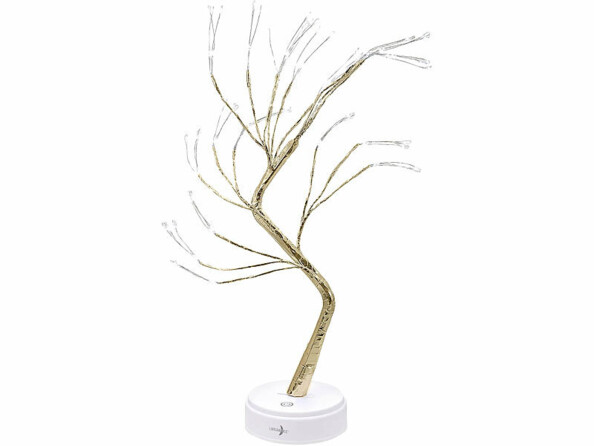 Arbre décoratif à LED 53 cm piles / USB