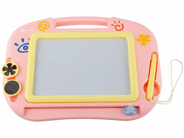 Ardoise magique avec stylo et tampons