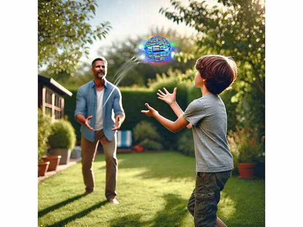 Balle volante ovni LED RVB