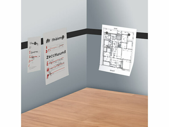 Bande magnétique autocollante A+B 6 m x 15 mm