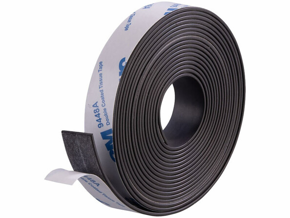 Bande magnétique autocollante A+B 3 m x 15 mm