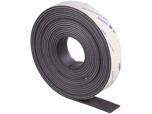 Bande magnétique autocollante A+B 3 m x 15 mm