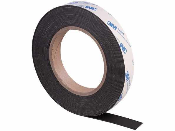 Bande magnétique autocollante A+B 6 m x 15 mm