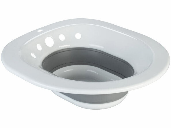 Bidet portable pliable universel pour WC de 3/4 face