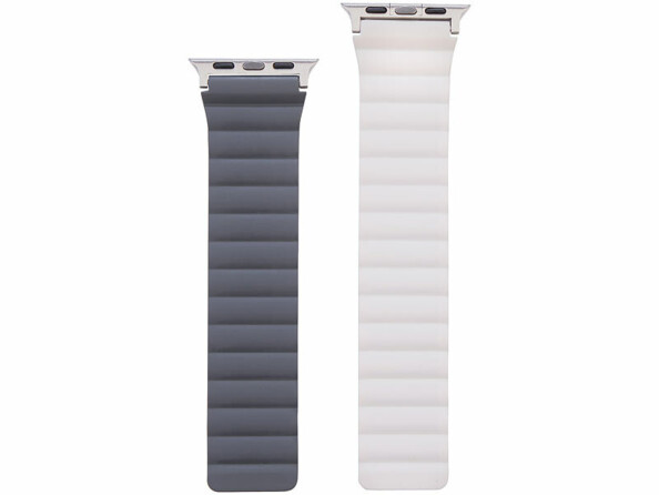 Bracelet pour Apple Watch 42/44/45/49 mm - coloris beige / gris