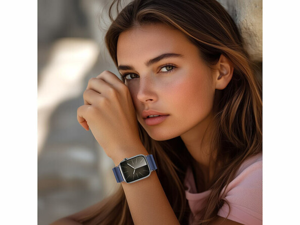 Bracelet magnétique Apple Watch 38/40/41 mm - coloris noir / bleu foncé