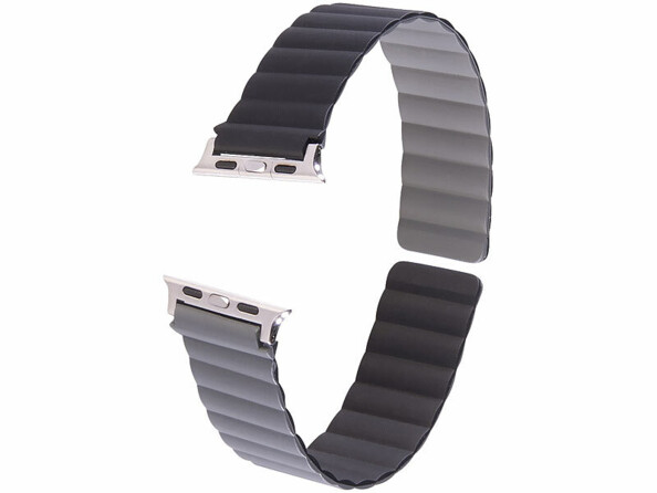 Bracelet pour Apple Watch 38/40/41 mm - coloris noir / gris